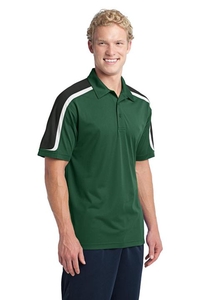 ST658 - Sport-Tek Tricolor Shoulder Micropique Sport-Wick Polo