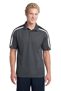 ST658 - Sport-Tek Tricolor Shoulder Micropique Sport-Wick Polo