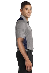 ST665 - Sport-Tek Heather Colorblock Contender Polo