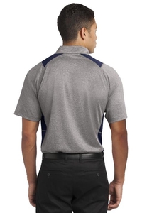 ST665 - Sport-Tek Heather Colorblock Contender Polo