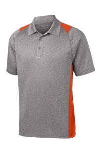 ST665 - Sport-Tek Heather Colorblock Contender Polo