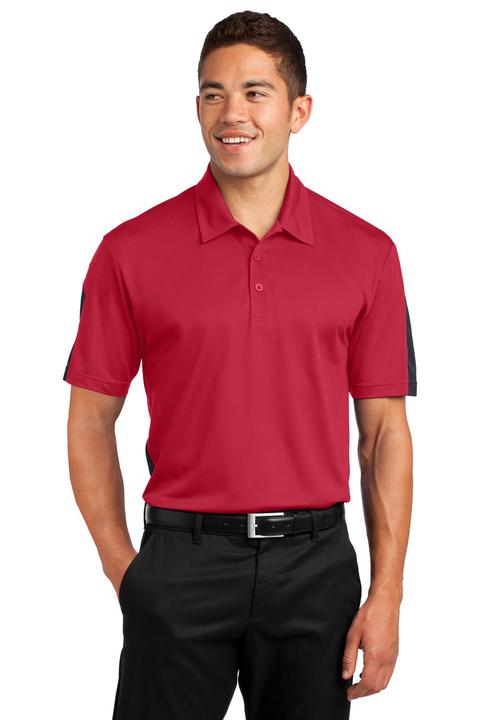 ST695 - Sport-Tek PosiCharge Active Textured Colorblock Polo