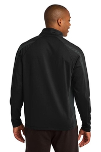 ST851 - Sport-Tek Sport-Wick Stretch 1/2-Zip Colorblock Pullover