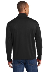 ST853 - Sport-Tek Sport-Wick Stretch Contrast Full-Zip Jacket.  ST853