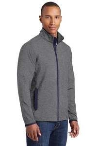 ST853 - Sport-Tek Sport-Wick Stretch Contrast Full-Zip Jacket.  ST853