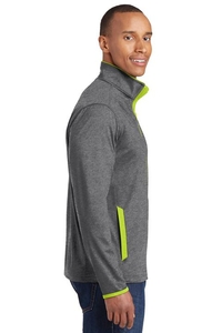 ST853 - Sport-Tek Sport-Wick Stretch Contrast Full-Zip Jacket.  ST853