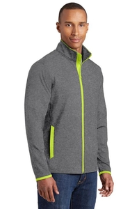 ST853 - Sport-Tek Sport-Wick Stretch Contrast Full-Zip Jacket.  ST853