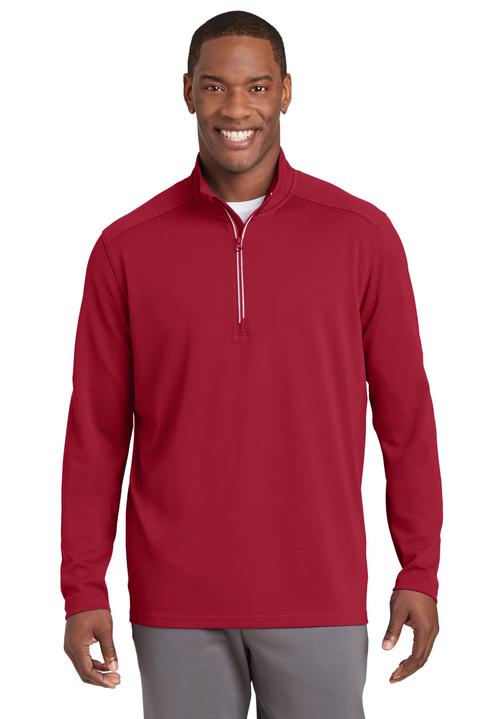 ST860 - Sport-Tek Sport-Wick Textured 1/4-Zip Pullover.  ST860