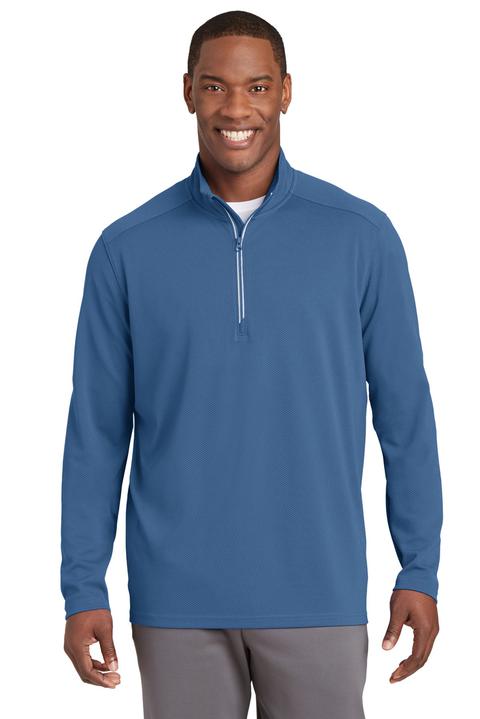 ST860 - Sport-Tek Sport-Wick Textured 1/4-Zip Pullover.  ST860