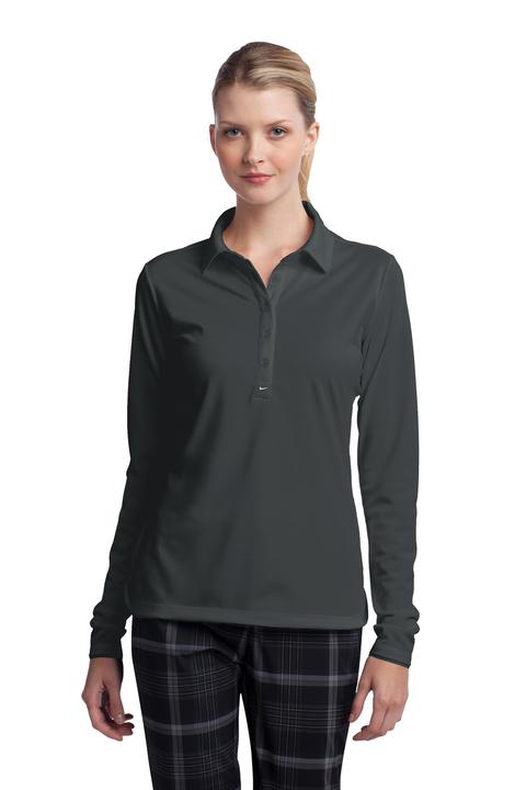 545322 - Nike Golf Ladies Long Sleeve Dri-FIT Stretch Tech Polo