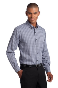 TLS642 - Port Authority Tall Tattersall Easy Care Shirt