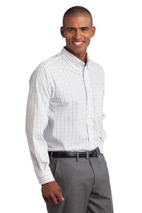 TLS642 - Port Authority Tall Tattersall Easy Care Shirt