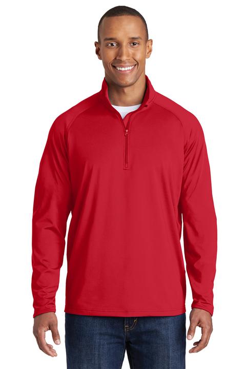 TST850 - Sport-Tek Tall Sport-Wick Stretch 1/2-Zip Pullover