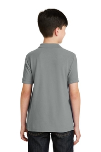 Y500 - Port Authority Youth Silk Touch Polo.  Y500