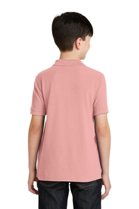 Y500 - Port Authority Youth Silk Touch Polo.  Y500