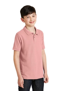 Y500 - Port Authority Youth Silk Touch Polo.  Y500