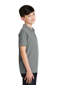 Y500 - Port Authority Youth Silk Touch Polo.  Y500