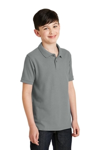 Y500 - Port Authority Youth Silk Touch Polo.  Y500