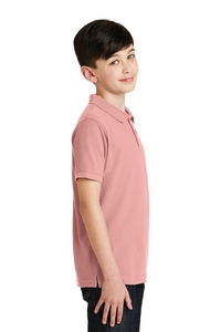 Y500 - Port Authority Youth Silk Touch Polo.  Y500