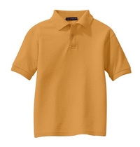 Y500 - Port Authority Youth Silk Touch Polo.  Y500