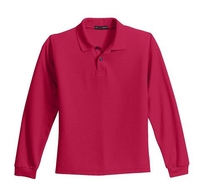 Y500LS - Port Authority® Youth Long Sleeve Silk Touch Polo