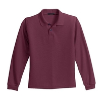 Y500LS - Port Authority® Youth Long Sleeve Silk Touch Polo