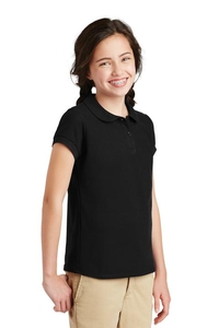 YG503 - Port Authority Girls Silk Touch Peter Pan Collar Polo