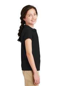 YG503 - Port Authority Girls Silk Touch Peter Pan Collar Polo