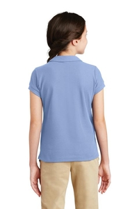 YG503 - Port Authority Girls Silk Touch Peter Pan Collar Polo