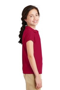 YG503 - Port Authority Girls Silk Touch Peter Pan Collar Polo