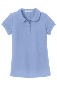 YG503 - Port Authority Girls Silk Touch Peter Pan Collar Polo