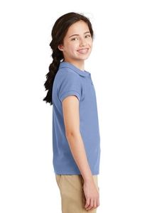 YG503 - Port Authority Girls Silk Touch Peter Pan Collar Polo