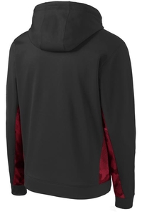 YST239 - Sport-Tek Youth Sport-Wick CamoHex Fleece Colorblock Hooded Pullover.  YST239