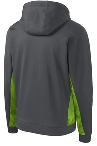 YST239 - Sport-Tek Youth Sport-Wick CamoHex Fleece Colorblock Hooded Pullover.  YST239