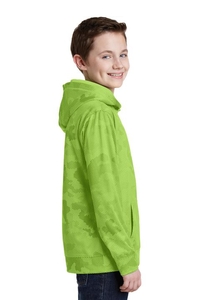 YST240 - Sport-Tek Youth Sport-Wick CamoHex Fleece Hooded Pullover.  YST240