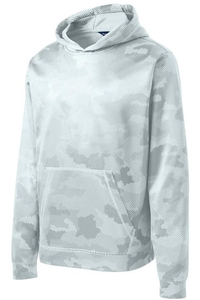 YST240 - Sport-Tek Youth Sport-Wick CamoHex Fleece Hooded Pullover.  YST240