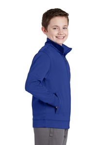 YST241 - Sport-Tek Youth Sport-Wick Fleece Full-Zip Jacket.  YST241