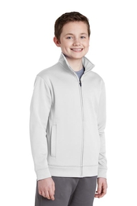 YST241 - Sport-Tek Youth Sport-Wick Fleece Full-Zip Jacket.  YST241