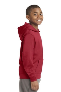 YST244 - Sport-Tek Youth Sport-Wick Fleece Hooded Pullover