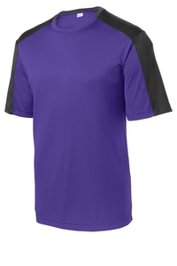 YST354 - Sport-Tek Youth PosiCharge Competitor Sleeve-Blocked Tee