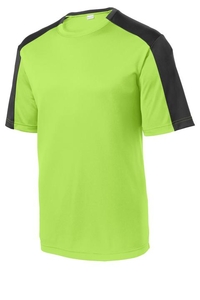 YST354 - Sport-Tek Youth PosiCharge Competitor Sleeve-Blocked Tee