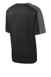 YST354 - Sport-Tek Youth PosiCharge Competitor Sleeve-Blocked Tee