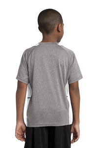 YST361 - Sport-Tek Youth Heather Colorblock Contender Tee