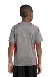 YST361 - Sport-Tek Youth Heather Colorblock Contender Tee