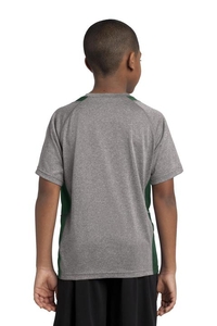 YST361 - Sport-Tek Youth Heather Colorblock Contender Tee