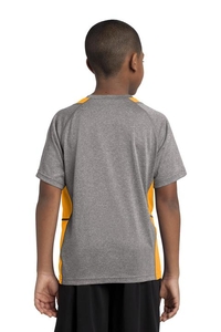 YST361 - Sport-Tek Youth Heather Colorblock Contender Tee