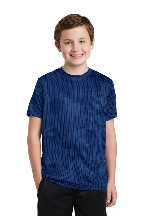 YST370 - Sport-Tek Youth CamoHex Tee