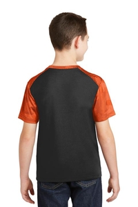 YST371 - Sport-Tek Youth CamoHex Colorblock Tee