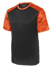 YST371 - Sport-Tek Youth CamoHex Colorblock Tee