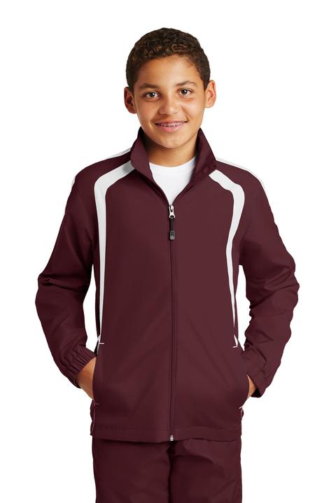 YST60 - Sport-Tek Youth Colorblock Raglan Jacket